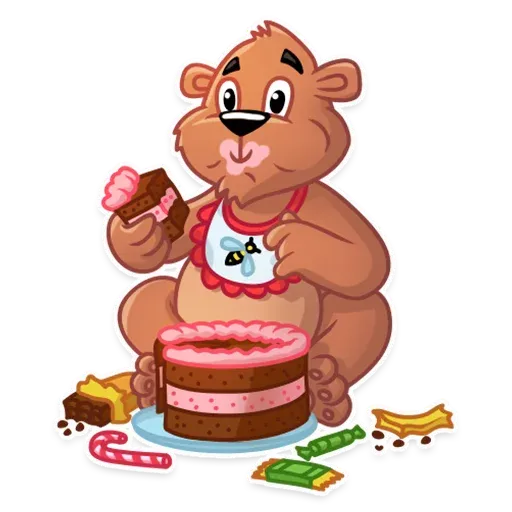 Cute bear - Sticker 6
