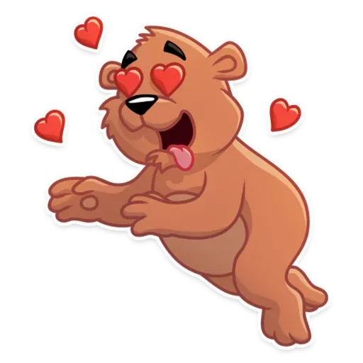 Cute bear - Sticker 8