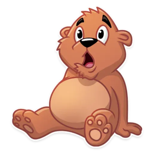 Cute bear - Sticker 4