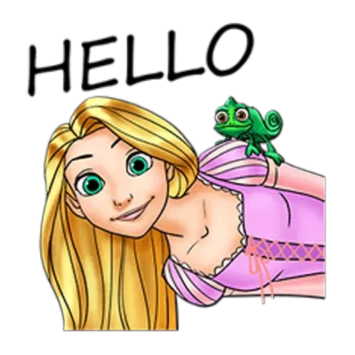 Rapunzel- Sticker