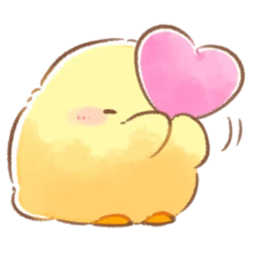 soft and cute chick 09 - Sticker 2