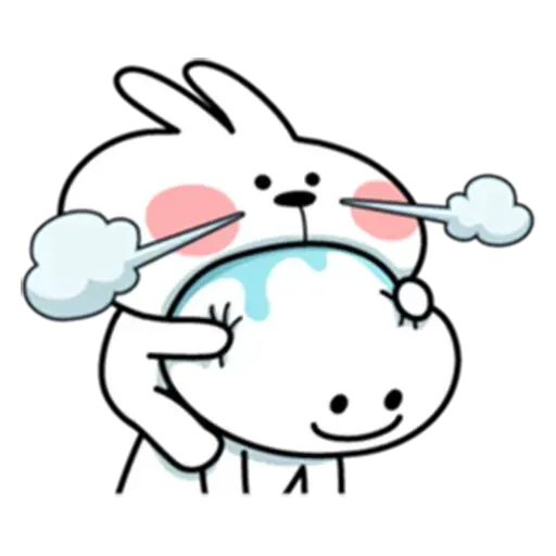 Spoiled rabbit from tg2 - Sticker 8