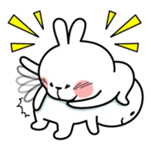 Spoiled rabbit from tg2 - Sticker 5