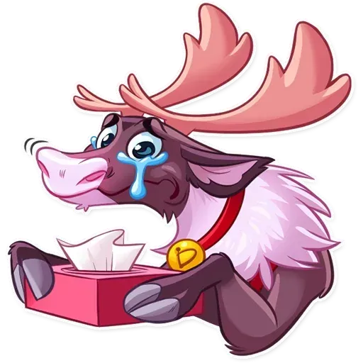 Reindeer Party - Sticker 3