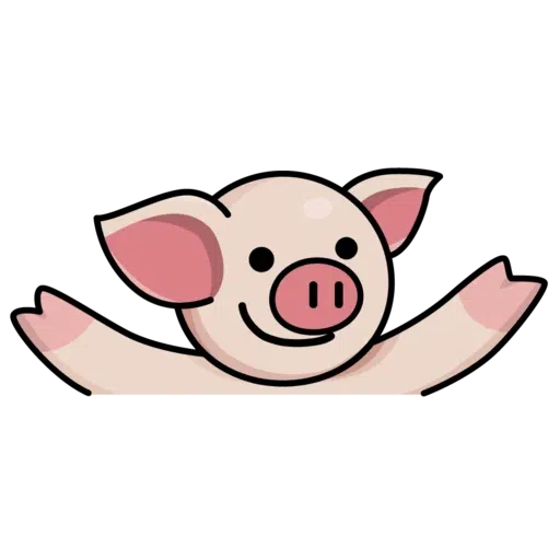 Lin pig- Sticker