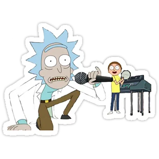 Rick & Morty 4 - Sticker 8