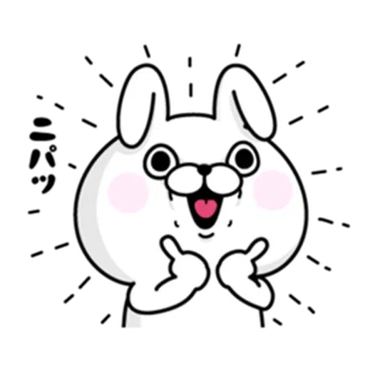 Rabbit100% daily use - Sticker 3