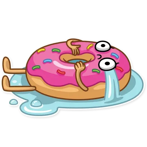 Donut and Coffe - Sticker 4