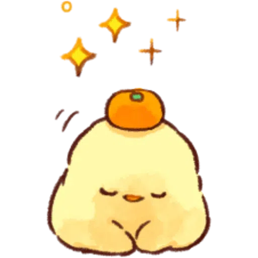 soft and cute chick 07- Sticker