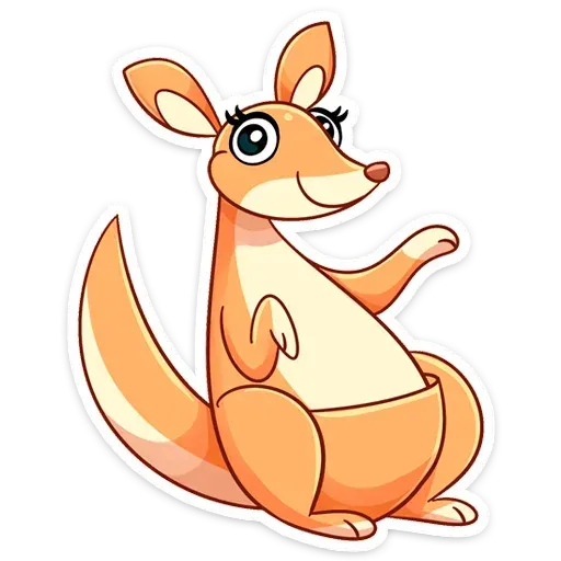 Kangaroo- Sticker