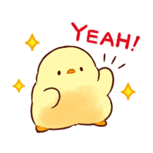 soft and cute chick 20- Sticker