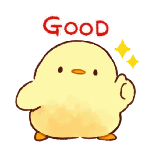 soft and cute chick 20 - Sticker