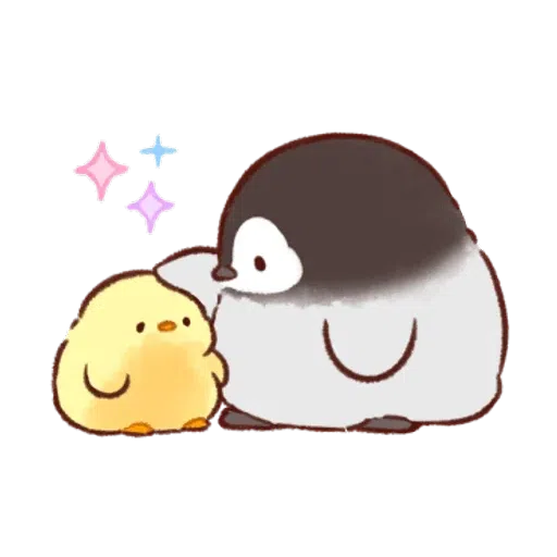 soft and cute chick 20 - Sticker