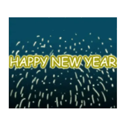 Happy New Year collection (k5) GIF* - Sticker 2