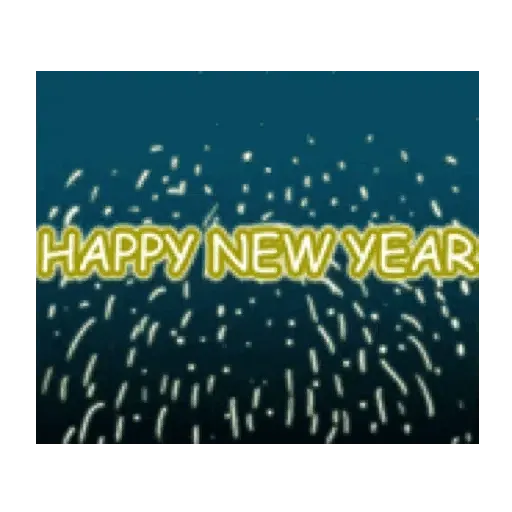 Happy New Year collection (k5) GIF* - Sticker