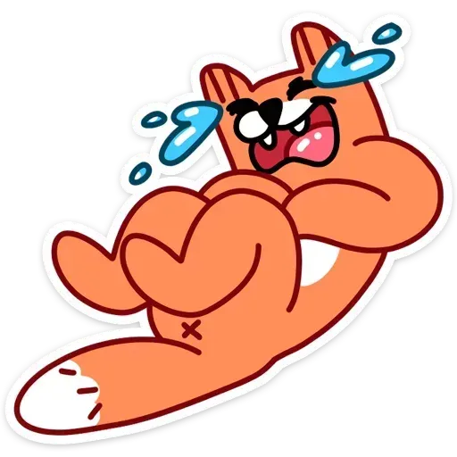 Crazy Fox - Sticker 2