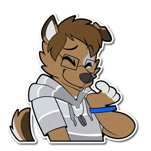 Dusty furry - Sticker 2