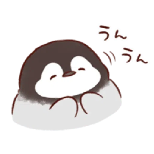 soft and cute penguin 01 - Sticker 2