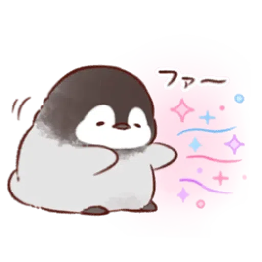 soft and cute penguin 01 - Sticker 7