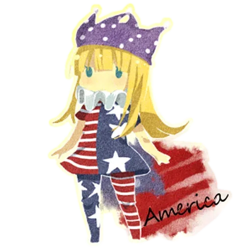 clownpiece flags- Sticker