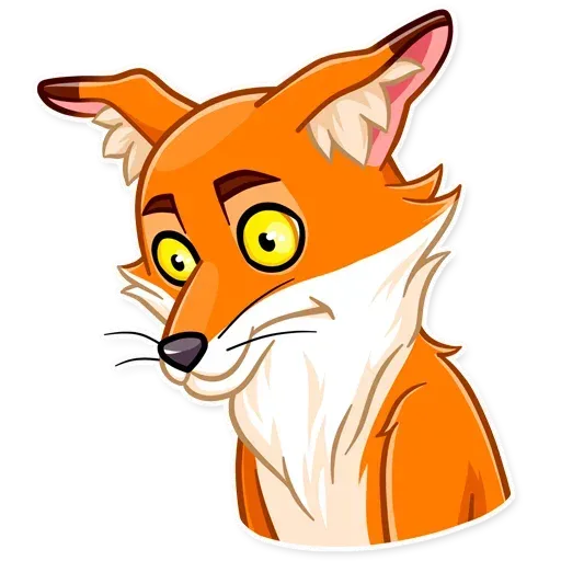 Fox- Sticker