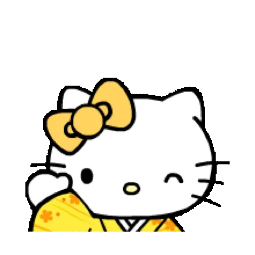 Hello Kitty New Year's Animated Emoji (新年) (1) GIF* - Sticker 8