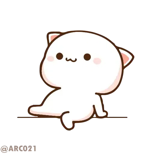 Animated cute cats - Sticker 4