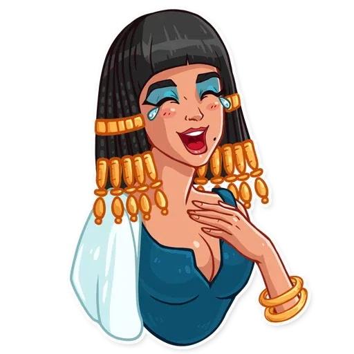 Cleopatra- Sticker